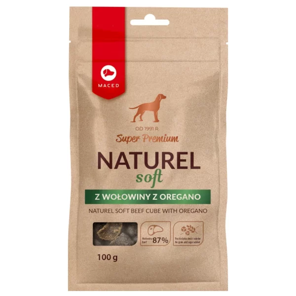 Super Premium Naturel Soft poslastice za pse s govedinom i origanom - pakiranje 100g